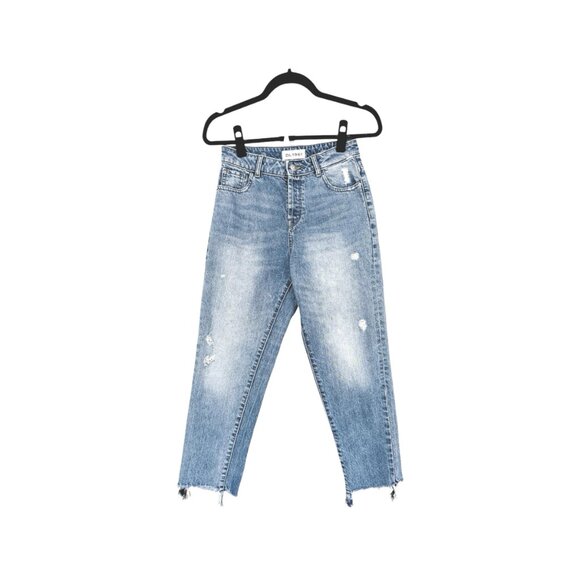 DL1961 Goldie High Rise Tapered Cropped Jeans - Picture 1 of 6